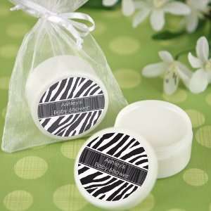  Zebra   Personalized Lip Balm Baby Shower Favors Toys 