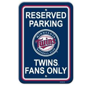  BSS   Minnesota Twins MLB Plastic Parking Sign Everything 