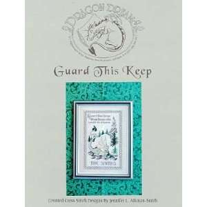  Guard This Keep   Cross Stitch Pattern Arts, Crafts 
