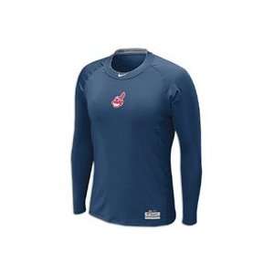  Cleveland Indians AC Pro Combat Core 1.2 Long Sleeve by 