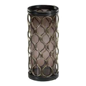  Large Mesh Candle Holder in Mystic Gold