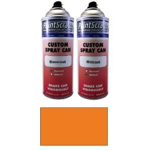 12.5 Oz. Spray Can of Red Hot Sunglow Tricoat Touch Up Paint for 2011 