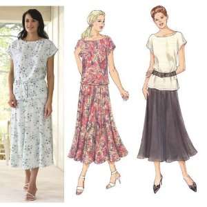  Kwik Sew Tops & Skirt Pattern By The Each Arts, Crafts 