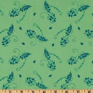 42 Wide Cotton Twill Royal/Mint Fabric By The Yard Arts 