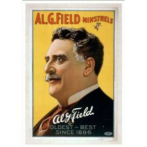   Historic Theater Poster (M), Al G Field Minstrels
