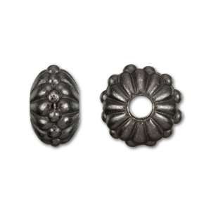  Black Finish Pewter 10mm Joy Large Hole Bead Arts, Crafts 