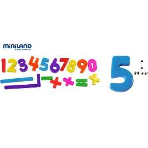  Miniland Educational 97915 Magnetic numbers  162 pieces 