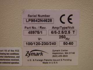 Zymark DC Power Supply 8 Output Controller 48975/1  