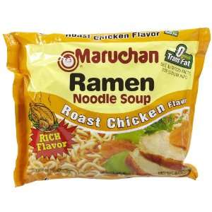 Maruchan Ramen Roast Chicken Flavor, 3 Grocery & Gourmet Food