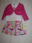 Little Me Infant Girls 3Pc Skirt Outfit Pink 18M NWT