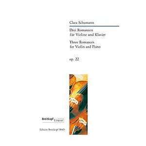  Drei Romanzen op. 22 (9790004182345) Books