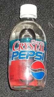 10 % PRICE DROP CLEAR COLA CRYSTAL PEPSI 10 OZ GLASS BOTTLE STILL 