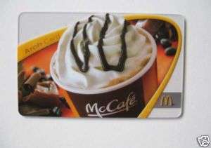 McDonalds McCafe Arch Card 2009  