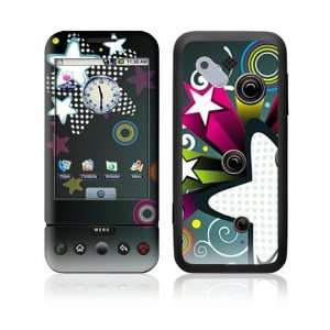 HTC Dream, T Mobile G1 Decal Skin   Retro Stars