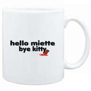  Mug White  Hello Miette bye kitty  Female Names Sports 