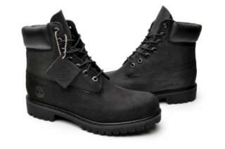 Timberland Mens Boots Premium 6inch 10073 NUBUCK BLACK  
