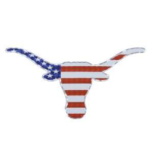  Texas Longhorns Patriotic Logo Decal