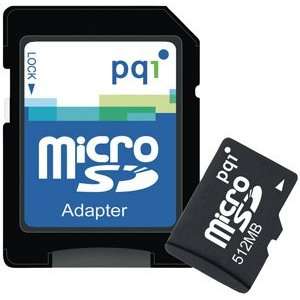  PQI Corp AE56 5120 0112 512MB Micro Secured Digital Card 