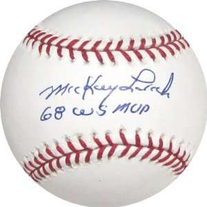 Mickey Lolich Signed Baseball   with 68 WS MVP Inscription