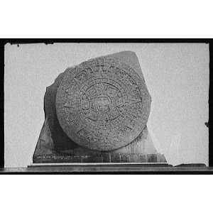    The calendar stone,Natl. Museum,City of Mexico