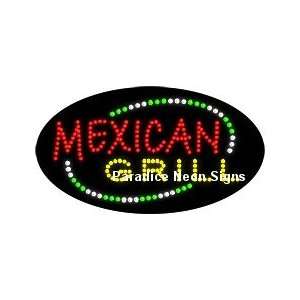  Mexican Grill LED Sign (Oval)