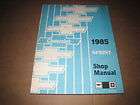 1985 Chevrolet Sprint service shop dealer repair manual