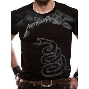    Atmosphere   Metallica T Shirt Black Album Faded (L) Toys & Games