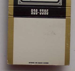 1970s? Matchbook Sams Subway Indianapolis IN Marion Co  