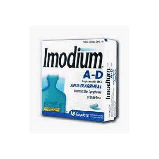  Imodium A D Anti Diarrheal Caplets   18 ea Health 