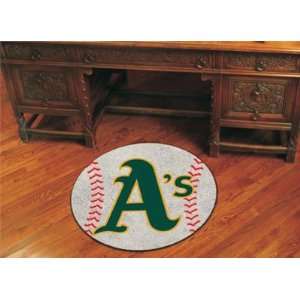 Oakland Athletics Round Baseball Mat (29)  Sports 
