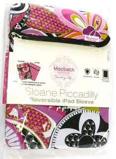 MACBETH COLLECTION MB IP2SP iPad/iPad 2 Reversible Sleeve (Sloane 