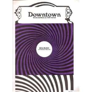  Sheet Music Downtown Tony Hatch 198 