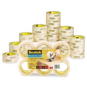  Scotch 3750 CS48 Commercial Grade Packaging Tape, 1.88 