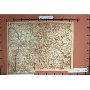  MAP 1900 RHINE KYLLBURG MAYEN GEROLSTEIN STADKYLL
