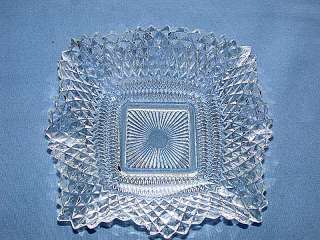   is for a Depression Indiana Glass Co. Diamond Point Crystal Bowl