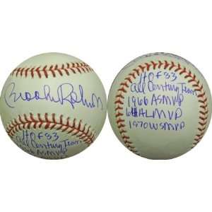  Brooks Robinson Signed Baseball w/5 Inscriptions 