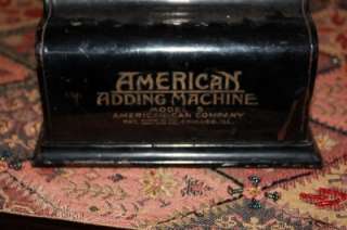 Vintage 1912 American Adding Machine No. 5 Serial 51117 Working 