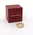 Georg Jensen MAGIC ring 18k white gold $800+ NEW  