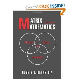  Matrix Mathematics Theory, Facts, and Formulas (Second 