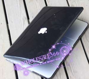 MacBook Pro 13 inch Hard Clear Crystal Case Cover black  