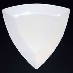  Triangle Plate   White (6 Pieces/Unit)