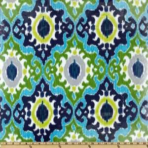  58 Wide Maasai Mara Laminated Cotton Blue Fabric By The 