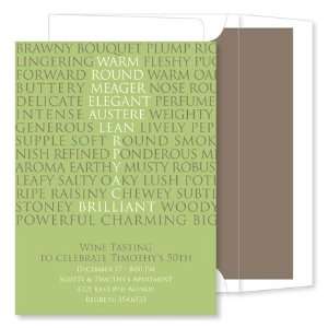  Noteworthy Collections   Invitations (Wine Words Wasabi 