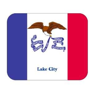    US State Flag   Lake City, Iowa (IA) Mouse Pad 