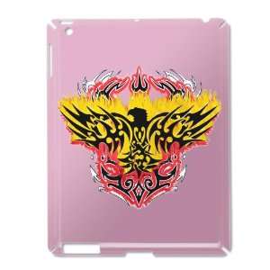  iPad 2 Case Pink of Tribal Flaming Eagle 