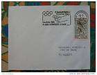 Germany 1988 Seoul Olympic Games cover Diving cachet & stamp; Tennis 