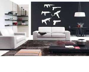 guns vinyl wall decal Low Low Prices  