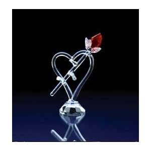  A Rose From the Heart Glass Figurine #29390 Everything 