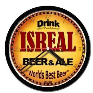  ISREAL beer and ale cerveza wall clock 