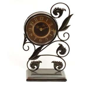  Table Clock with Decoration in Dark